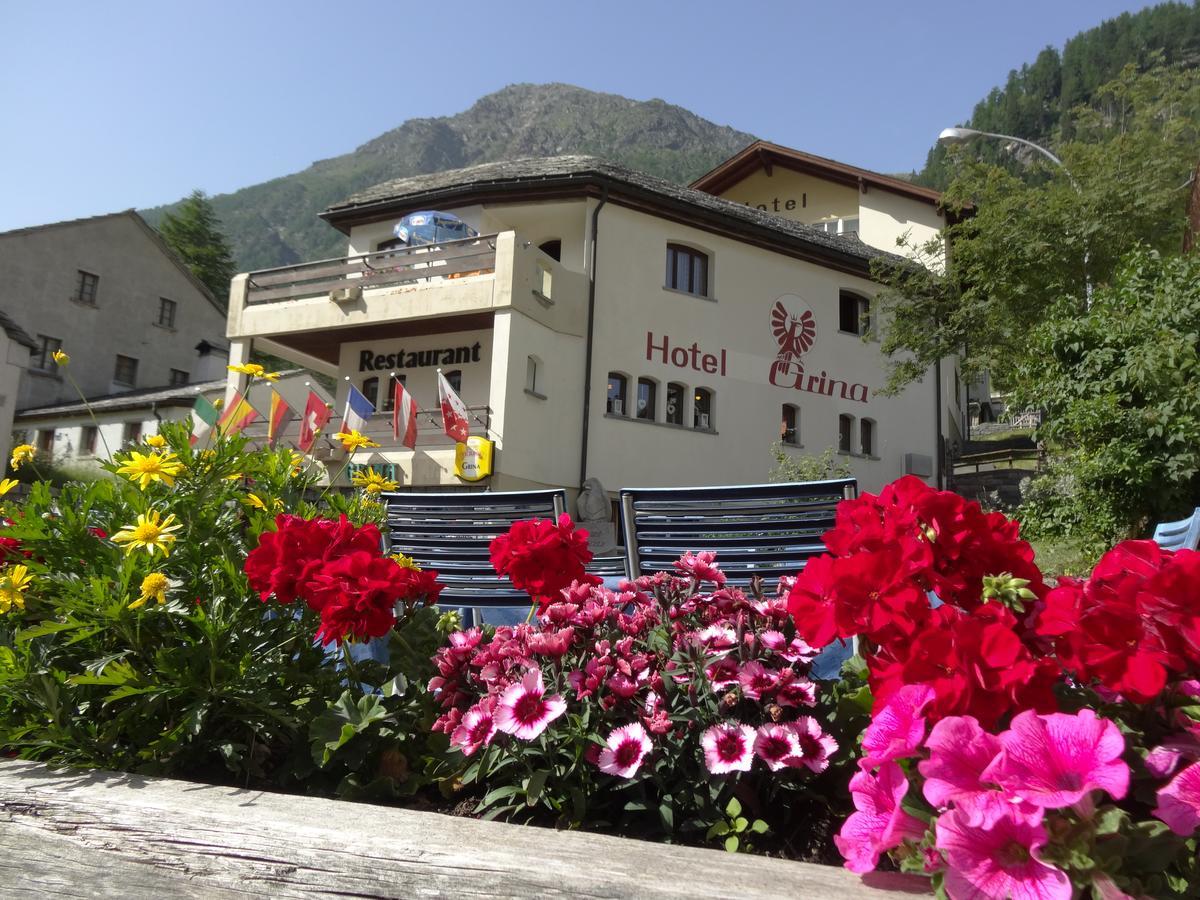 Hotel-Restaurant Grina Simplon ภายนอก รูปภาพ